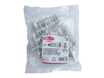 WKRĘTY KOŁKI ŚLIMAK DO STYROPIANU 85 mm 10szt