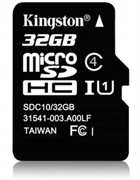 Карта micro SD KINGSTON 32 ГБ microSD + АДАПТЕР