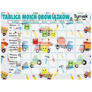 Tablica Magnetyczna NAUKA DZIECKA Różne Wzory