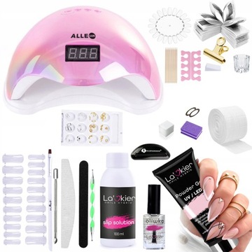 Zestaw żel akrylożel Powder Gel La'kier 30ml LAMPA