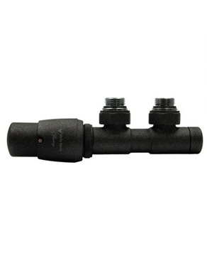 Zawory termostatyczne 50mm TWINS antracyt lewy