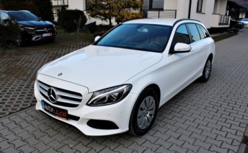 Mercedes Klasa C W205 2015 Mercedes-Benz Klasa C 1.6D Led High Performance Navi Klimatyzacja Gwar