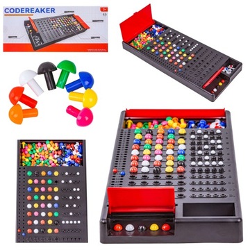 GRA ŁAMACZ KODÓW LOGICZNA Edukacyjna Złam Hasło Kod Codebreaker Dla Dzieci