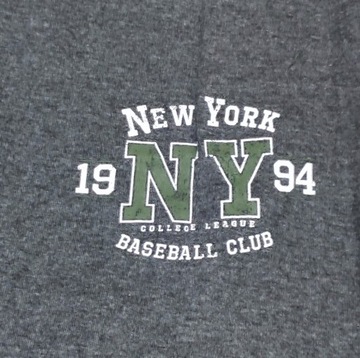 4XL Big Duże Dresy Cienkie Ściągacz Joggery Grafit New York Ny Promo