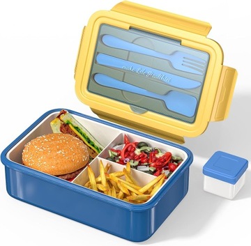 LUNCHBOX Z PRZEGRÓDKAMI POJEMNIK ŚNIADANIÓWKA DUŻA