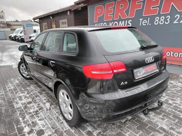 Audi A3 8P Hatchback 3d 1.4 TFSI 125KM 2010 Audi A3 Sportback Lift LED Klimatronik Elektryka Serwis 1.4 Benzyna 125KM, zdjęcie 4