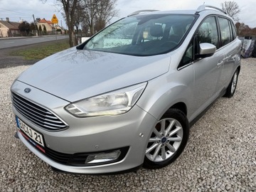 Ford C-MAX II Grand C-MAX Facelifting 1.5 EcoBoost 150KM 2015 Ford Grand C-MAX FORD GRAND C-MAX 2015 Kola Zima lato Serwis Do konca 1 Wl