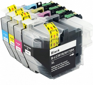 4x TUSZ DO BROTHER MFC-J3530DW MFC-J3930DW MFC-J2330DW MFCJ2730DW LC3619 XL