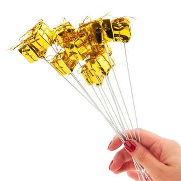 PREZENCIKI NA DRUCIKU 12SZT OZDOBA STROIK