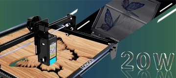 Новый лазерный гравер/резак LONGER RAY5 20Вт 10000мм/мин режущий плоттер