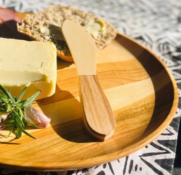 Деревянный нож для масла с ручкой, 5 шт, ЭКО
