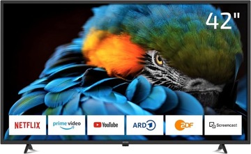 TELEWIZOR LED Dyon 43 CALE XT Full HD SMART TV czarny