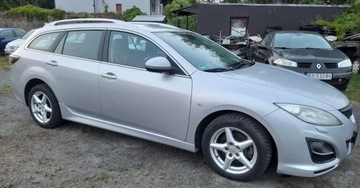 Mazda 6 II Kombi 2.2 MZR-CD 163KM 2010 Mazda 6 Mazda 6 Mega wyposazona zarejes.1 wlasciciel USZKODZONA czytaj opis, zdjęcie 4
