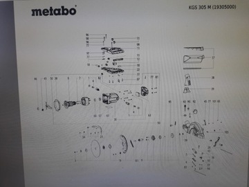 Защита диска Metabo на KGS 305M 19305000