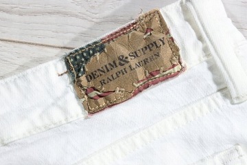 RALPH LAUREN CROP SKINNY SPODNIE JEANSY 30/30