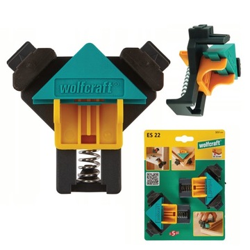 WOLFCRAFT Комплект из 2 шт. ES 22 Угловой зажим 3051000