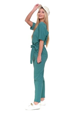 КОМБИНЕЗОН ЖЕНСКИЙ, ГЛАДКИЙ, ДЛИННЫЙ, СВОБОДНЫЙ, КОМФОРТНЫЙ, ИЗ ХЛОПКА МОРАХ, XL