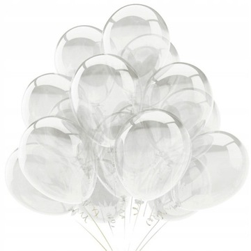 Balony transparentne krystaliczne duże wesele 50 x