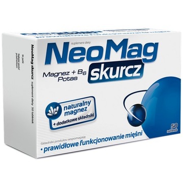 NeoMag Skurcz MAGNEZ POTAS WITAMINA B6 50 tabletek
