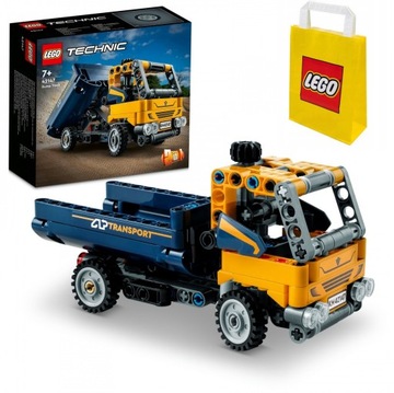 LEGO TECHNIC - Wywrotka 42147 + TORBA PAPIEROWA LEGO