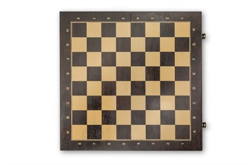 Szachy Turniejowe drukowane 4 OUTLET drewniane plansza sitodruk