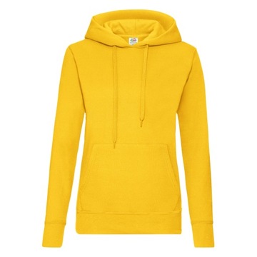 FRUIT OF THE LOOM DAMSKA BLUZA z KAPTUREM Sun M