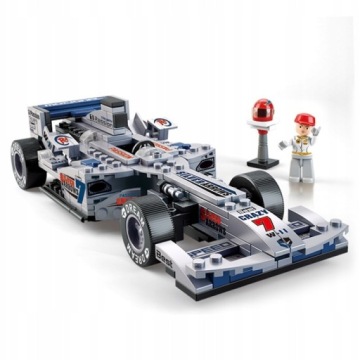 KLOCKI SLUBAN POJAZD WYŚCIGOWY FORMUŁA 1 F1