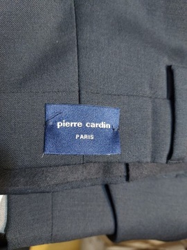 PIERRE CARDIN czarny wełniany garnitur R33 150/130