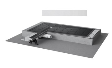 RADAWAY ODPŁYW LINIOWY GLASS W 95 5L095S/5R095SGW