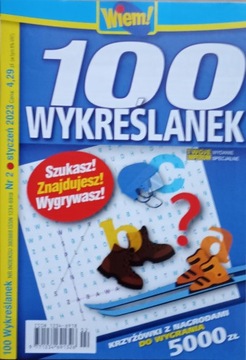 Krzyżówki Wiem! 100 WYKREŚLANEK 2/2023