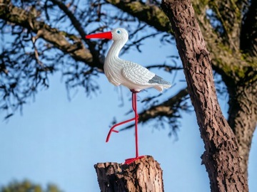 Стоки садовая статуэтка Ptak стоит 47 см садового украшения