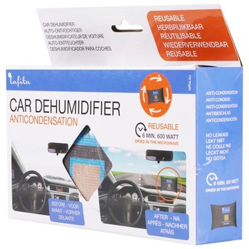 2x ПОГЛОЩИТЕЛЬ ВЛАГИ ДЛЯ АВТОМОБИЛЬНОЙ СУШИЛКИ ПРЕДОТВРАЩАЕТ ЗАПОТЕНЕНИЕ ОКОН