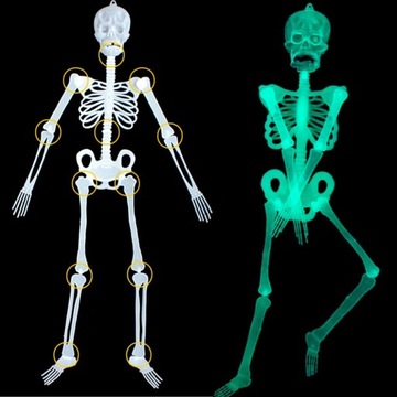 СКЕЛЕТ, СВЕТЯЩИЙСЯ СВЕТОДИОД HALOWEEN BONEBODY, 90 см