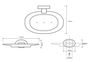 Bemeta OVAL Mydelniczka 118408041
