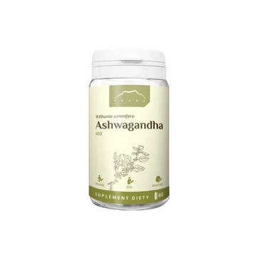 Ashwagandha Withania somnifera kapsułki 60 kps