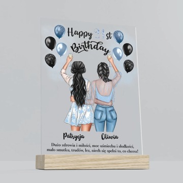 Подарок на акриловом стекле - другу.