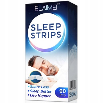 ELAIMEI 90pcs Anti Snoring Sleep Strips Disposable