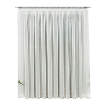 Firana gotowa z woalu gładki wys 280x800cm krem