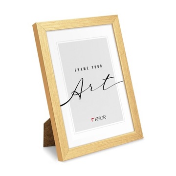 Złota ramka na zdjęcie 21x29,7 cm, foto ramka A4, 21x30