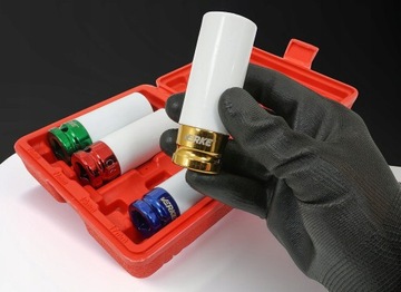 VERKE V86102 УДАРНЫЕ НАСАДКИ 1/2 АЛЮМИНИЕВЫЕ КОЛЕСА НАБОР ИЗ 4 ШТ. 17-22м