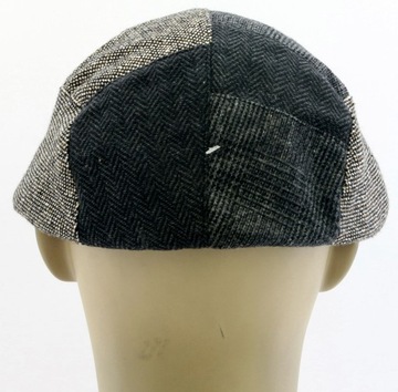 Czapka z daszkiem Kaszkiet męski 56-57cm KRATKA