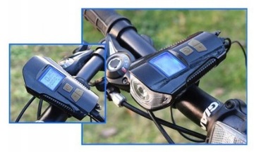МОЩНЫЙ СВЕТОДИОДНЫЙ ВЕЛОСИПЕДНЫЙ ФОНАР С USB-СПИДОМЕТРОМ