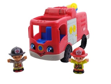 Fisher-Price FPV31 Mattel wóz strażacki -niemiecki