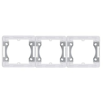 HAGER lumina intense Adapter natynkowy 3-krotny