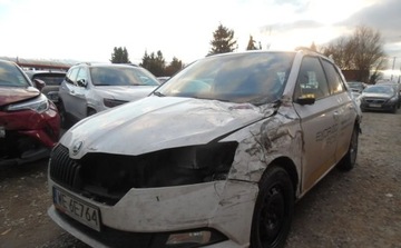 Skoda 2022 Skoda Fabia 2022r, Salonowa, 1.0 Benzyna. VAN, Uszkodzona. Poobijana. Jezd, zdjęcie 1