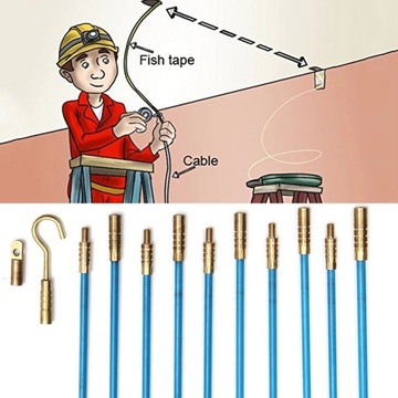 ЛЕБЕДКА ИЗ СТЕКЛОСТЕКЛА, СТОЛБОК 10м - КОМПЛЕКТ