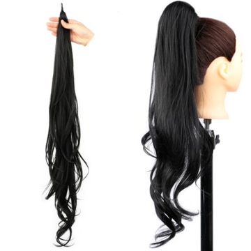 DOCZEPIANY KUCYK KITKA 80cm dopinka TRESKA KOLORY 1B