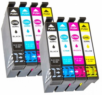 8x Tusz do drukarki Epson T2991 XP245 XP342 XP355 XP435 XP450 XP452 XP455