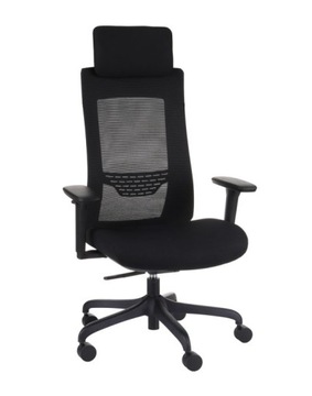 Ergonomiczny Fotel Biurowy Jupiter, Siatka Czarna
