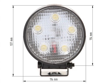 Lampa robocza LED 12/24V 114mm